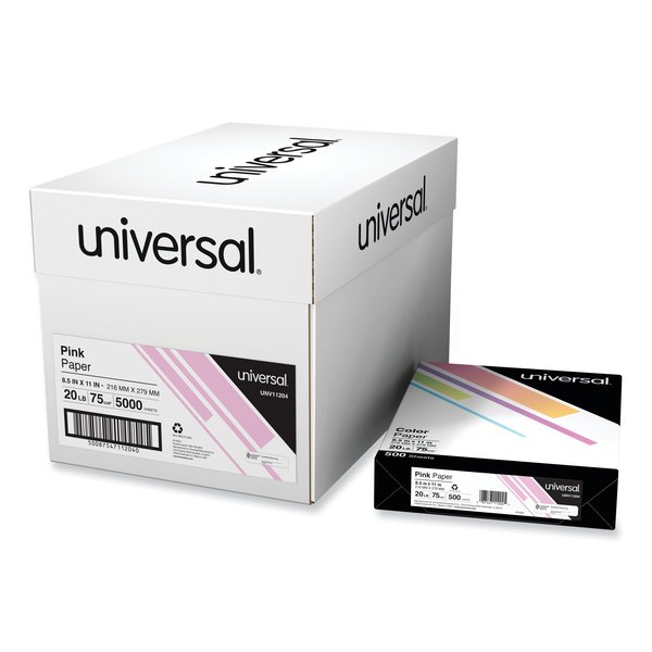 Universal Colored Paper, 20lb, 81/2x11, PK500 UNV11204